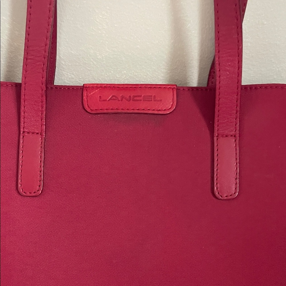 Lancel Bright Pink Everyday Tote